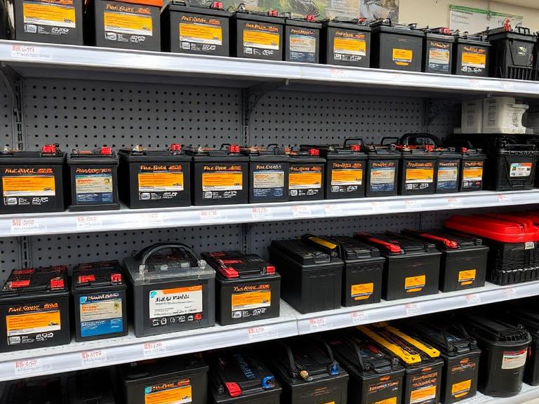 Inventaire de batteries de VTT