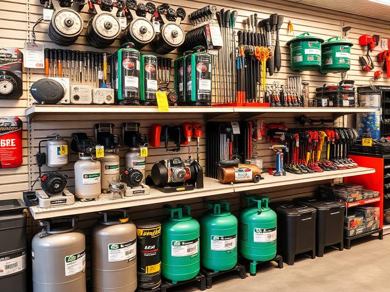 Inventaire d'outils pneumatiques