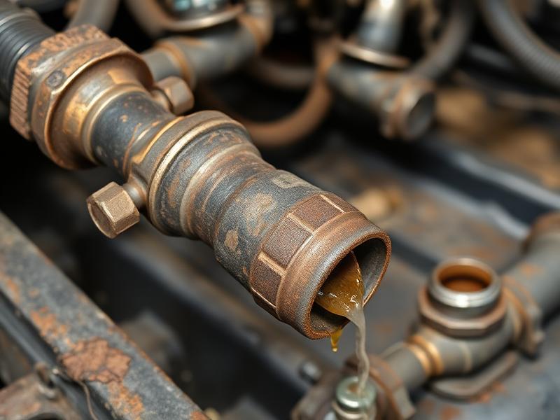 Tuyaux de servodirection usés
